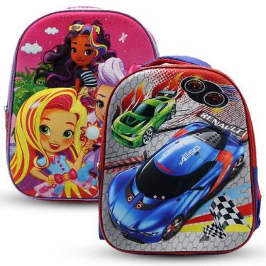 Imagem de Mochila Escolar Creche Infantil Menina Menino Bolsa Resistente - Mbfit