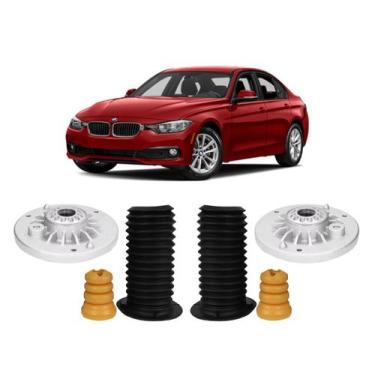 Imagem de Kit Coxim Batente Coifa Dianteiro Bmw 320i 2015 2016 2017 - QualyKits