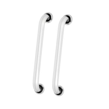 Imagem de Kit 2 Barras de Apoio de 80cm Alça Suporte Deficiente Idoso Banheiro