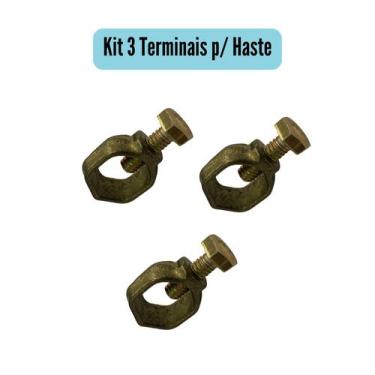 Imagem de Kit de Aterramento Caixa de Inspeção Cônica Terminal Para Haste Grande