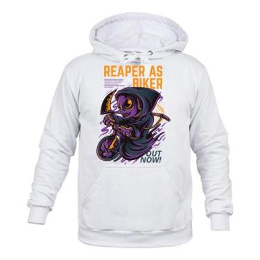 Imagem de Moletom Blusa De Frio Inverno Reaper - Surprass, Branco, M