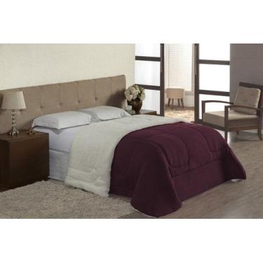 Imagem de Coberdrom Queen Size Dupla Face Sherpa com Mantinha - Davy Enxovais, U