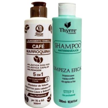 Imagem de Ativo Progressiva Selagem Café Marroquina 300ml + Shampoo Antirresíduo