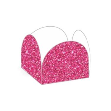 Imagem de Forma 4 Petálas Glitter Pink 50 Un - Nc Toys - Romafele