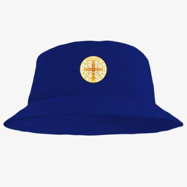 Imagem de Chapéu Bucket Hat Estampado Medalha Sao Bento - MP Moda Masculina, Úni