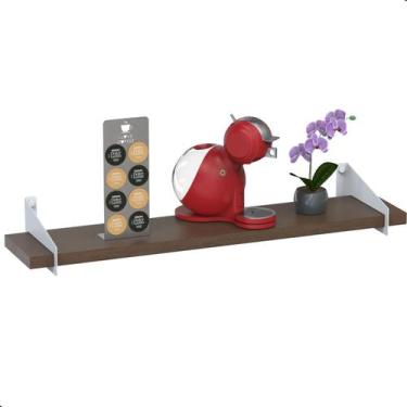 Imagem de Prateleira De Madeira Estilo Industrial Suspensa Max50.B - HomeFull, M