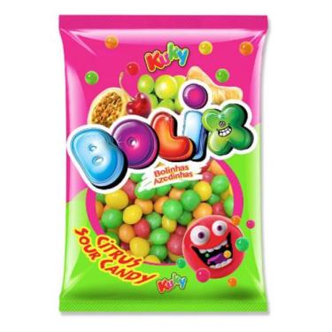 Imagem de Bala De Goma Ácida Bolix Kuky Sortido 500g Citrus Sour Candy