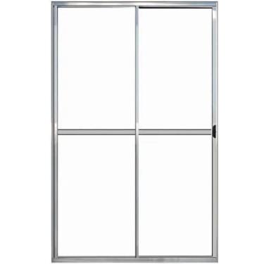 Imagem de Porta Balcão 2 Folhas 2,10x1,50 Brilhante Com Trinco - ALLO ESQUADRIAS