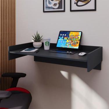 Imagem de Mesa suspensa para notebook Lua - T.L Moveis , PRETO 