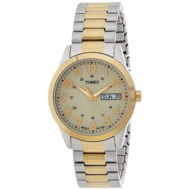 Imagem de Timex Relógio esportivo masculino South Street, Two-Tone, Movimento de quartzo