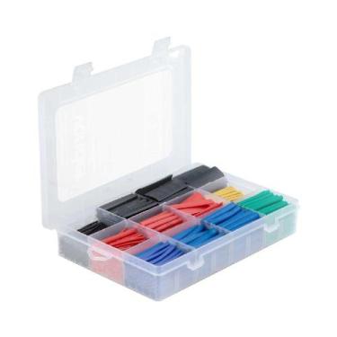 Imagem de Kit 560 Tubos Termo Retrátil Emendar Isolar Fio Cabo - VONDER