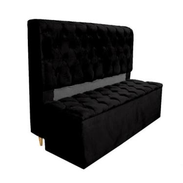 Imagem de Conjunto Cabeceira + Recamier Baú Imperial Para Cama Box Casal King Si