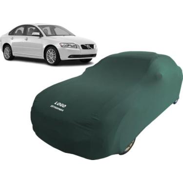 Imagem de Capa Personalizada Para Proteger Carro Volvo S40 Sedan - Mz, Verde