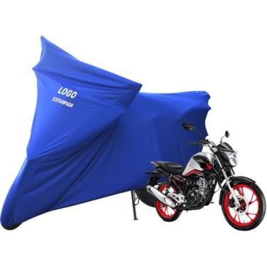 Imagem de Capa Para Moto Honda CG 160 Fan Flex Fan ESDi Flex Com Logo - Mz, Azul