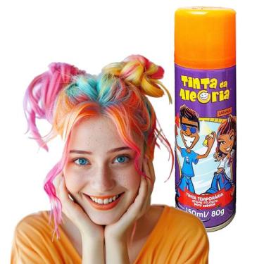 Imagem de Tinta para Cabelos Spray da Alegria Tintura Temporária 150 ml - Festa 
