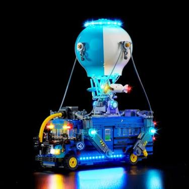 Imagem de BrickSoul Led Light Kit for Lego Fortnite Battle Bus, Compatible with Lego Fortnite 77073 Building Set Lego Light Kit, Light Up Legos Fortnite Set- NO Lego Blocks Set