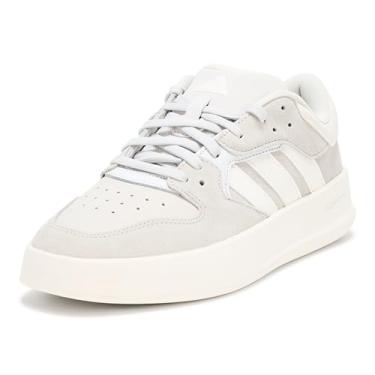 Imagem de adidas Tênis feminino Court Lifestyle, Cinza/branco/branco cristalino, 9.5
