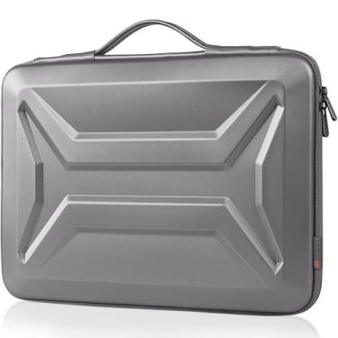 Imagem de DOMISO Capa para laptop de 17 polegadas à prova de choque à prova d'água com alça leve capa protetora para tablet para notebook de 17 a 17,3 polegadas / Dell/Lenovo/HP/MSI, prata