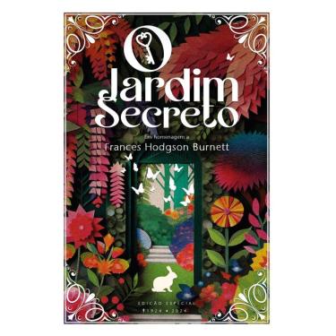 Imagem de O JARDIM SECRETO - Edição de luxo: capa dura; fitilho; reserva de verniz; trilateral verde e cabeceado branco