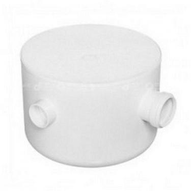 Imagem de Caixa Sifonada Luconi 250X 75 Redonda Gordura Branca, Branco