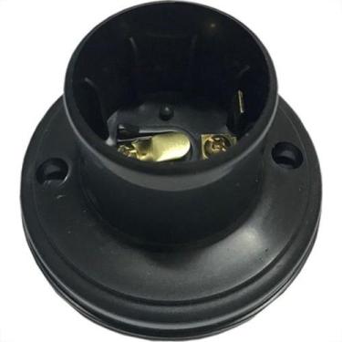 Imagem de Soquete De Teto Voltec Preto Com Borne V413.0 - Kit C/25