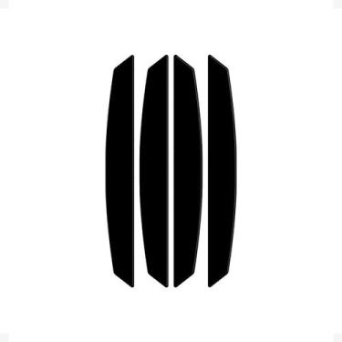 Imagem de Protetor De Porta Adesivo Olho De Gato Resinado Preto - SPORTINOX