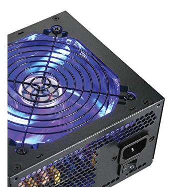 Imagem de SHARK TECHNOLOGY ATX-1000-LED silencioso 1000W 120 mm ventilador LED azul ativo PFC Dual PCI-E Gaming PC ATX fonte de alimentação