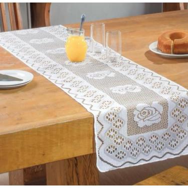 Imagem de Passadeira de Mesa 6 Cadeiras Renda 0,40cm x 1,50m *Oferta - jolitex, 
