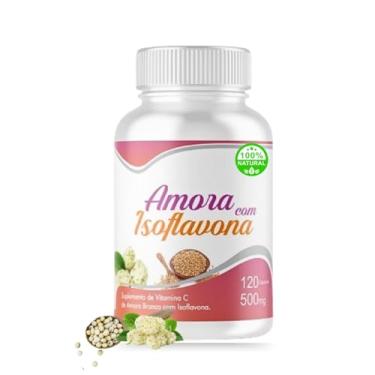 Imagem de Amora Branca com Isoflavona 100% Puro Concentrado 500mg 120 Cápsulas