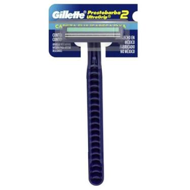 Imagem de Aparelho de Barbear Gillette UltraGrip2 Prestobarba Cabeça Fixa 2 Unid