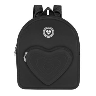 Imagem de Mochila Menina Infantil Molekinha Moda Original 20064.2, Preto