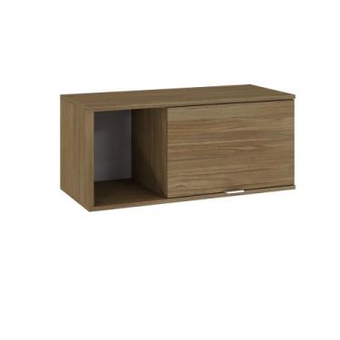 Imagem de Armário Aéreo C/Nicho e Porta Basculante 35x80x35cm - Metalig, Vermont