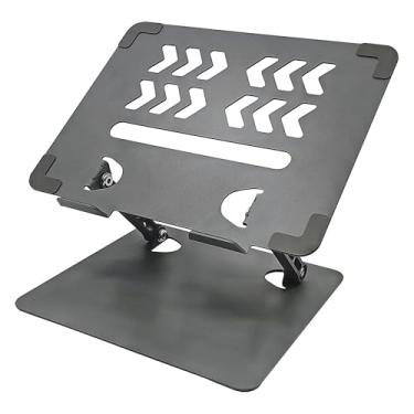 Imagem de Musiin Suporte de mesa pequeno para mesa Home Studio, suporte dobrável portátil de alumínio para dissipação de calor, compatível com Nektar Panorama CS12, Rode RODECaster Pro II, Tascam Mixcast 4