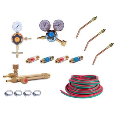 Imagem de Kit Ppu Maçarico De Solda Completo Para GLP - OMEGA