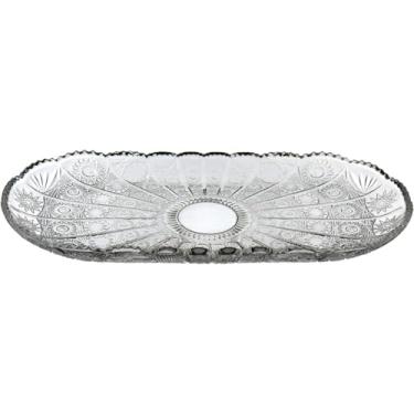 Imagem de PRATO BOLO OVAL HOME&CO ECO CRYSTAL 3x33x15cm TRANSPARENTE