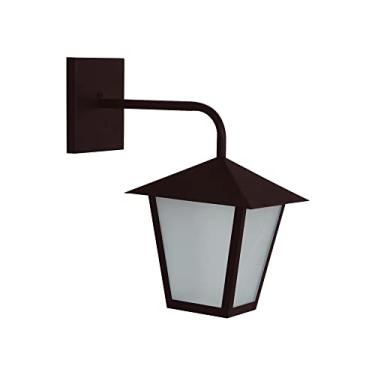 Imagem de Luminária Arandela Colonial Quadrada Marrom