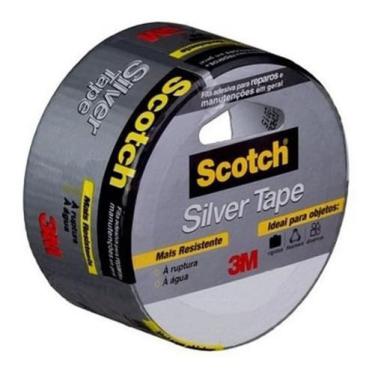 Imagem de Fita De Reparos 3m 45mm Silver Tape Unidade 5m