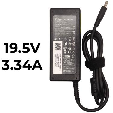 Imagem de Fonte Compatível Ultrabook Dell xps, 19.5V, 3.34A, Dell Inspirion 12/13, Plug Preto 4.5mm x 3.0mm, 65W