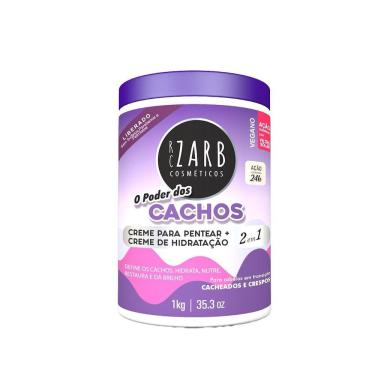 Imagem de CREME PARA PENTEAR 2 EM 1 - O PODER DOS CACHOS ZARB 1KG