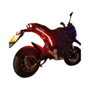 Imagem de Luzes de Sinalização LED para Motocicleta - 2 Peças com DRL Fluindo, 4