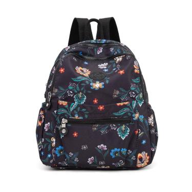 Imagem de Mini mochila Pealwel para mulheres, nylon, impermeável