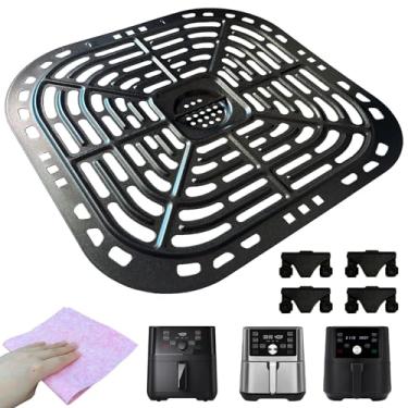 Imagem de HQT Grelha de bandeja de peças de reposição para fritadeira instantânea Vortex Plus 6QT XL Air Fryer, placa de grelha atualizada prateleira de grade para instantes 5,7 QT/Gourmia GAF680 GAF685 6QT