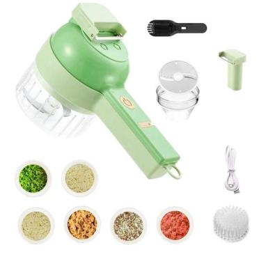 Imagem de Mini Processador Elétrico Moedor Alimento 4 Em 1 Sem Fio Usb - Bellato