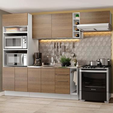 Imagem de Cozinha Completa Madesa Stella 290002 com Armário e Balcão