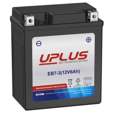 Imagem de Bateria ATV para motocicleta UPLUS YTX7L-BS EB7-3 12V 6AH SLA - UPLUS 