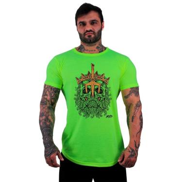 Imagem de Camiseta Longline Manga Curta MXD Conceito King Skull-Masculino
