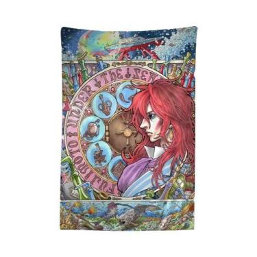 Imagem de Estúdio Ghibli Ukiyo-e Anime Tapeçaria Para Sala de estar Decoração de