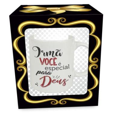 Imagem de Caneca Evangélica Branca Sortida 320mL - Cerâmica Regina