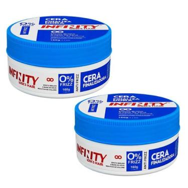 Imagem de Kit 2 Cera Finalizadora Antifrizz 160g - Infinity