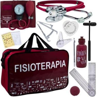 Imagem de Kit Fisioterapia Fita Imc Goniometro Grande Pequeno Fisio - Love Saude